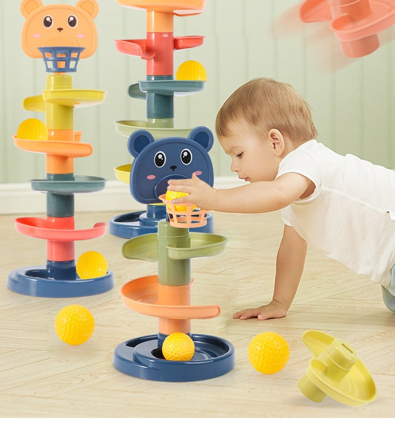 Rolling Ball Pile Tower Early Educational Toy - Eris’ Closet & Baby Essentials