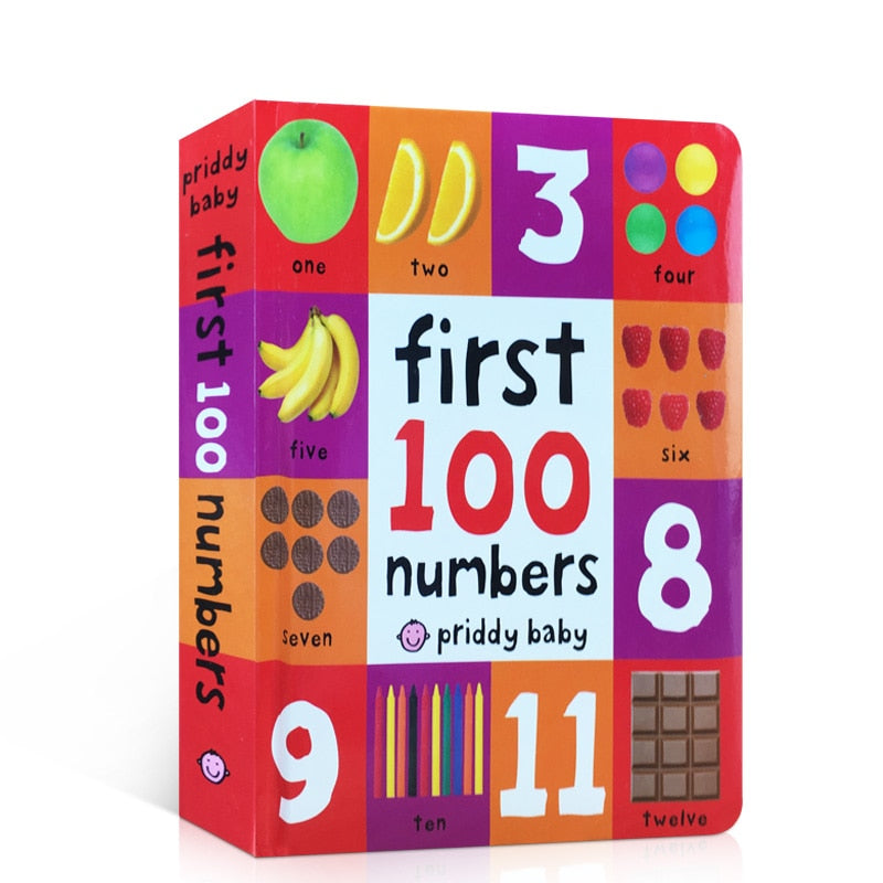 First 100 Words Hardcover Board Book for Kids Early Education