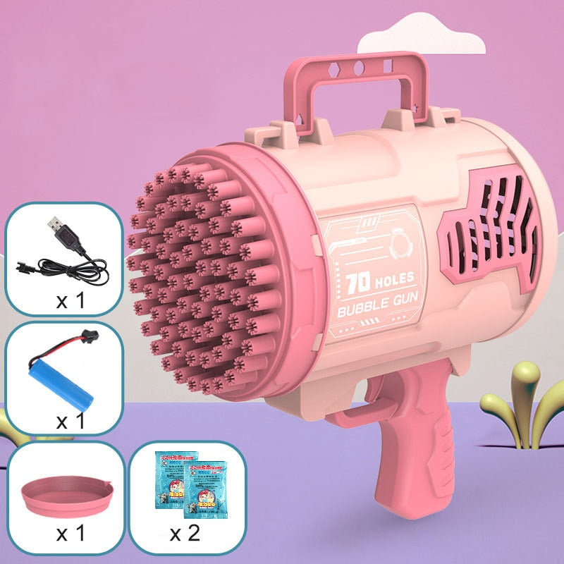 70 Holes Soap Bubbles Machine Gun - Eris’ Closet & Baby Essentials