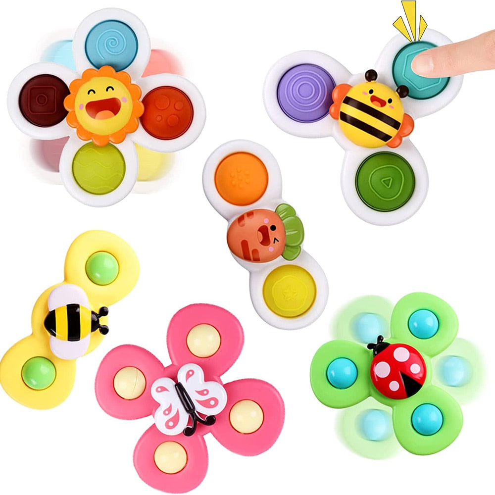 Stick it to me™ Suction Fidget Spinner Fingertip Toy