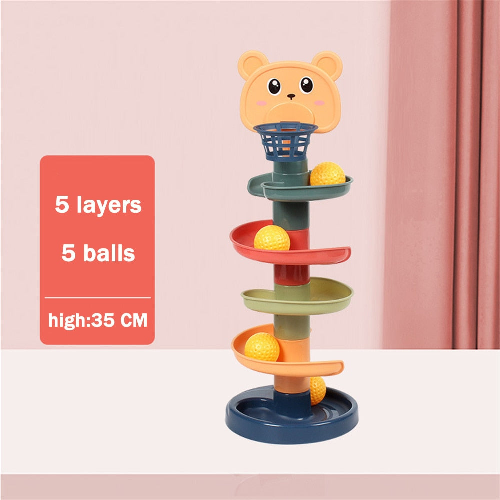 Rolling Ball Pile Tower Early Educational Toy - Eris’ Closet & Baby Essentials