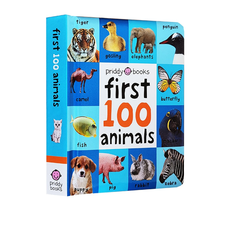 First 100 Words Hardcover Board Book for Kids Early Education