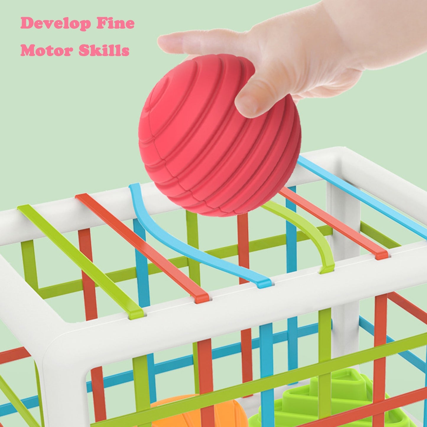 Montessori Shape Sorting Blocks Learning Toys - Eris’ Closet & Baby Essentials