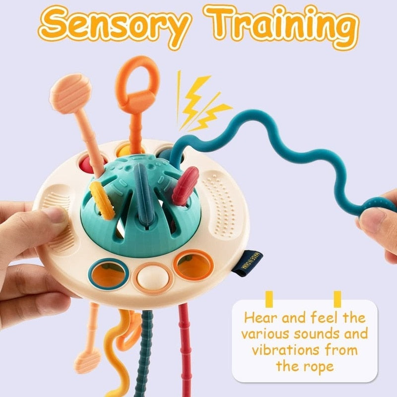 Montessori Pull String Sensory Toys - Eris’ Closet & Baby Essentials