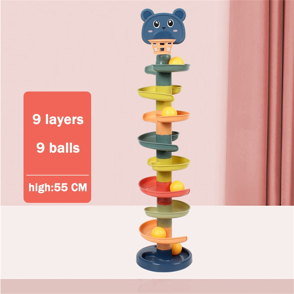 Rolling Ball Pile Tower Early Educational Toy - Eris’ Closet & Baby Essentials