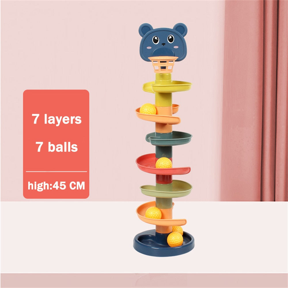 Rolling Ball Pile Tower Early Educational Toy - Eris’ Closet & Baby Essentials