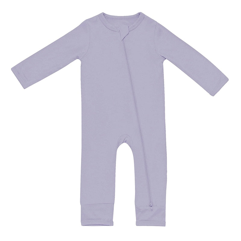 Bamboo Fiber Baby Zipper Jumpsuit - Eris’ Closet & Baby Essentials