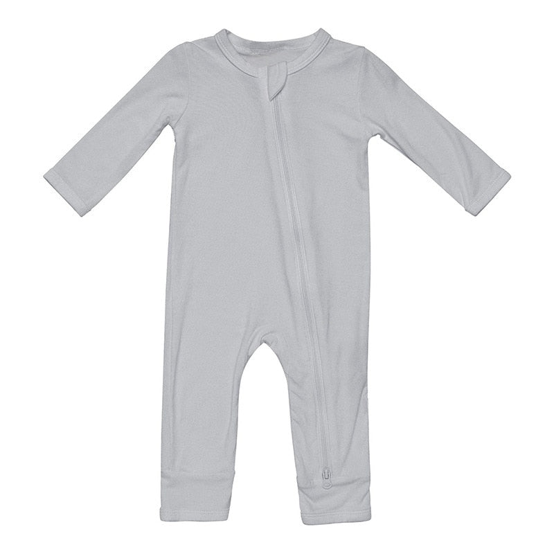 Bamboo Fiber Baby Zipper Jumpsuit - Eris’ Closet & Baby Essentials