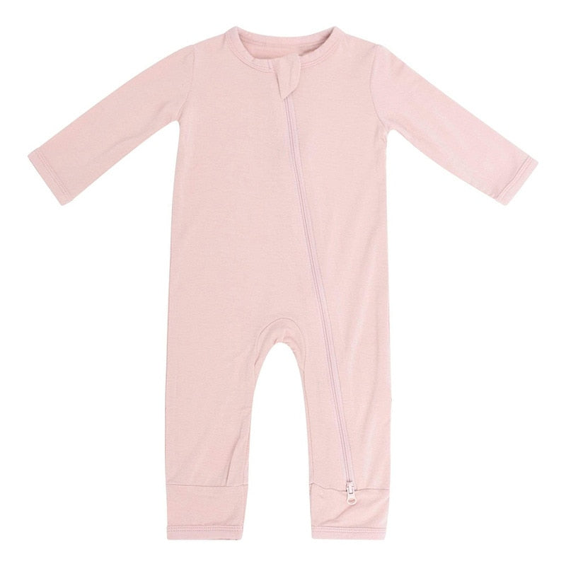 Bamboo Fiber Baby Zipper Jumpsuit - Eris’ Closet & Baby Essentials