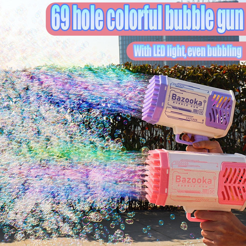 70 Holes Soap Bubbles Machine Gun - Eris’ Closet & Baby Essentials