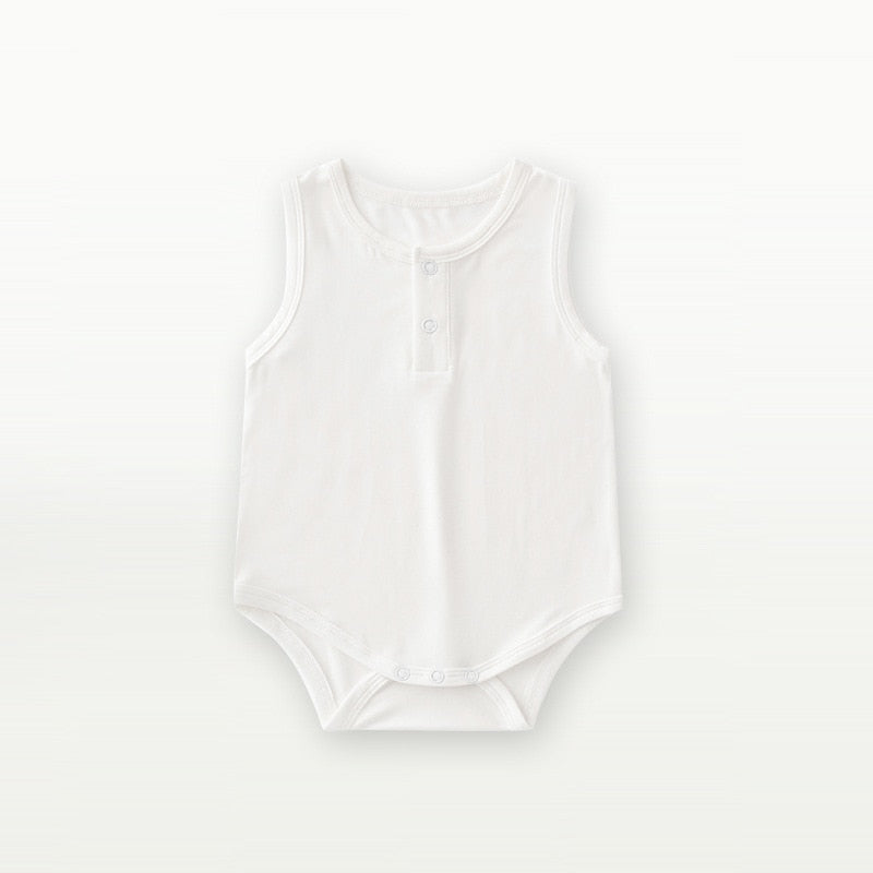 Bamboo Fiber Baby Zipper Jumpsuit - Eris’ Closet & Baby Essentials