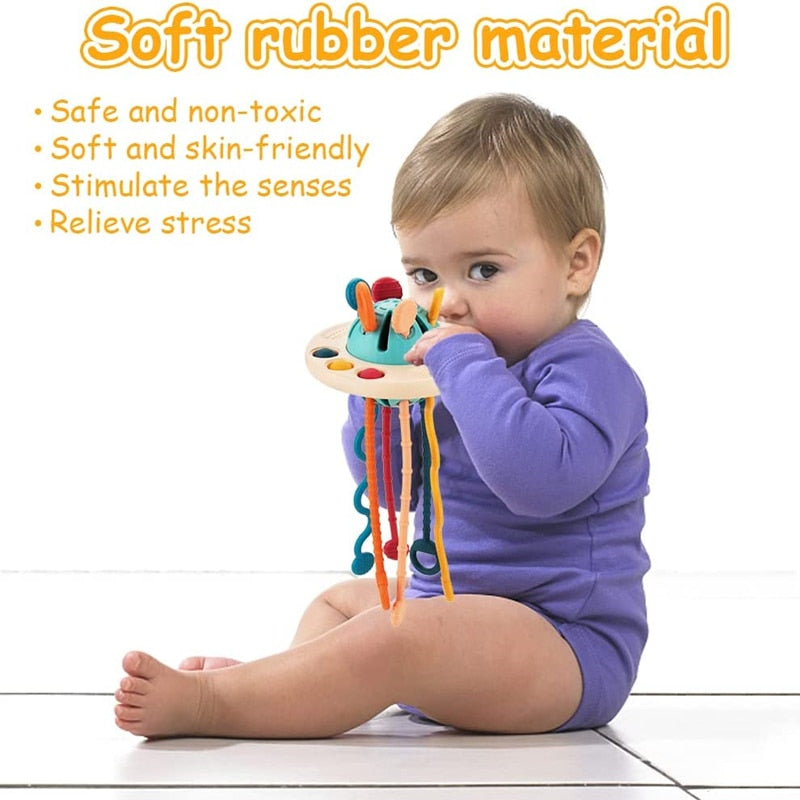 Montessori Pull String Sensory Toys - Eris’ Closet & Baby Essentials